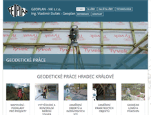 Tablet Screenshot of geoplan-hk.cz